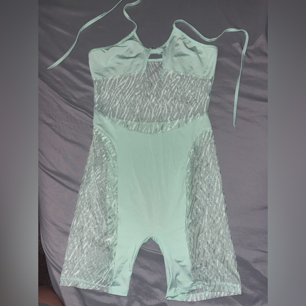 Fashion Nova Mint Green Jumpsuit
